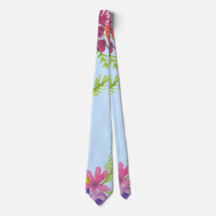 Aquarell-Wildblumen-Muster-Leggings-Wrapping P Krawatte