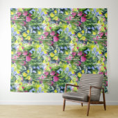 Aquarell Wildblumen  Wandteppich (Beispiel (Horizontal))