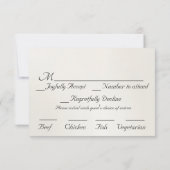 Aquarell-Wildblumen - Weizen RSVP Karte (Rückseite)