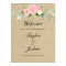 Aquarell-Wildblumen-Willkommens-Hochzeitsschild