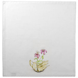 Aquarell-Wildblumengeranie-Stoff-Essensserviette Serviette