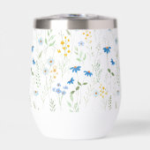 Aquarell-Wildblumenmuster (Vorderseite)