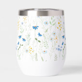 Aquarell-Wildblumenmuster (Rückseite)