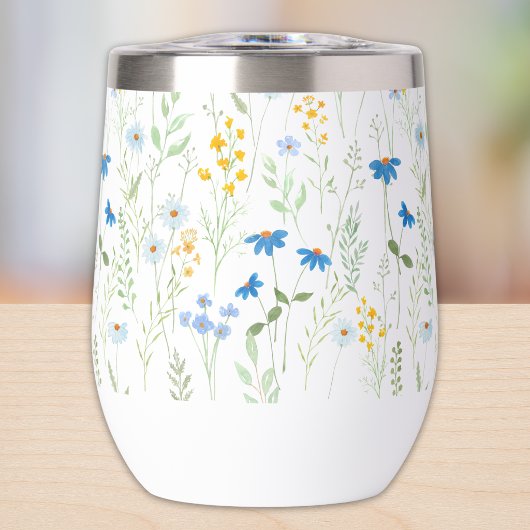 Aquarell-Wildblumenmuster