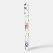 Aquarell-Wildblumenwiese-Blumen Case-Mate iPhone Hülle (Rückseite / Links)