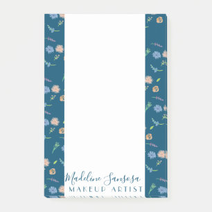 Aquarell-Wilde-Blumen-Botanik-Event-Designer Post-it Klebezettel