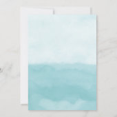 Aquarell - Wilder Junggeselinnen-Abschied Einladung (Rückseite)