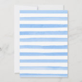 Aquarell Winter Arktische Tiere 1. Geburtstag Einladung (Rückseite)