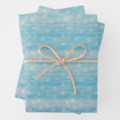 Aquarell-Wintermuster Geschenkpapier Set (Beispiel)