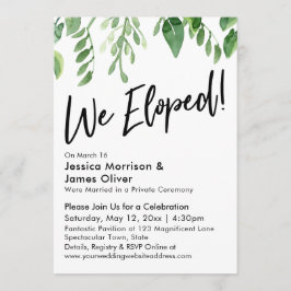 Aquarell Wir haben gepflückt! Nur Empfang Einladung