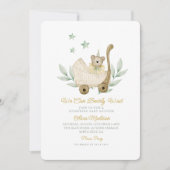 Aquarell wir können frühzeitig warten einladung (Vorderseite)