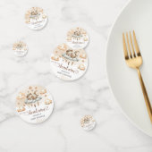 Aquarell wir sind auf Wolke neun Kupfer Elfenbär Konfetti (Gruppe)