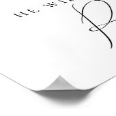 Aquarell wird unser Friedensposter sein Poster (Ecke)