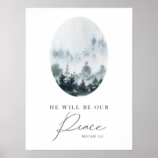 Aquarell wird unser Friedensposter sein Poster (Vorne)