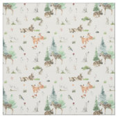 Aquarell Woodland Animals Kinderdusche Stoff (Muster)