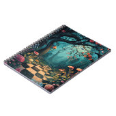Aquarell-Wunderland-Weg Notizblock (Linke Seite)