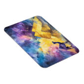 Aquarell Wüsten-Galaxie-Kamel-Pyramide-Reise Magnet (Rechte Seite)