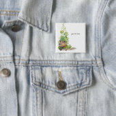 Aquarell-Zaunkönig-Vogel-Weingut-Trauben-Blätter-W Button (Beispiel)