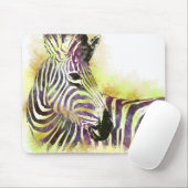 Aquarell Zeba Mousepad (Mit Mouse)