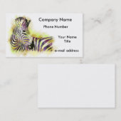 Aquarell Zeba Visitenkarte (Vorne/Hinten)