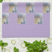 Aquarell-Ziegen-Geschirrtuch Handtuch (Gefaltet)