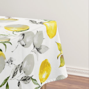 Aquarell-Zitronen 21 Tischdecke