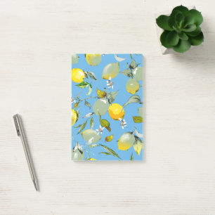 Aquarell Zitronen 26 Post-it Klebezettel