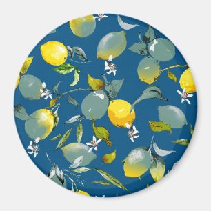 Aquarell-Zitronen 29 Magnet