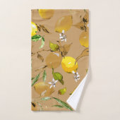Aquarell-Zitronen 33 Badhandtuch Set (Handtuch)