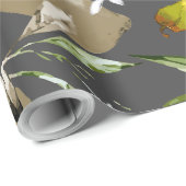 Aquarell Zitronen 35 Geschenkpapier (Rolleneckpunkt)