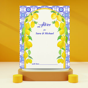 Aquarell-Zitronen-Amalfi-Braut-Hochzeit
