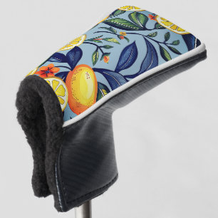 Aquarell-Zitronen-Golf-Schlagkopfabdeckung Golf Headcover