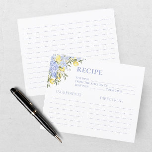 Aquarell Zitronengelb Blaue Brautparty Rezepte