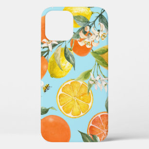 Aquarell-Zitrusfrüchte: Handgezeichnet Case-Mate iPhone Hülle