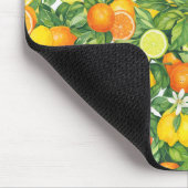 Aquarell-Zitrusgarten-Mauspad Mousepad (Ecke)