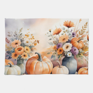 Aquarell zur Feier des Herbstes Geschirrtuch