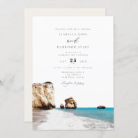 Aquarell Zypern Aphrodite Beach Hochzeit
