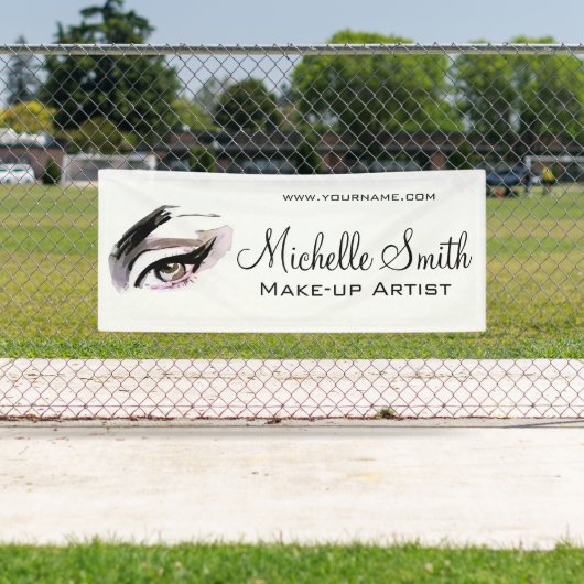 Aquarellaugen mit Lasche-Erweiterung Make-up Banner (Insitu)