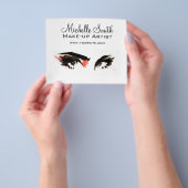 Aquarellaugen mit Lasche-Erweiterung Make-up Flyer (Gruppe)