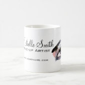 Aquarellaugen mit Lasche-Erweiterung Make-up Kaffeetasse (Mittel)
