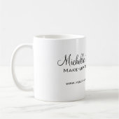 Aquarellaugen mit Lasche-Erweiterung Make-up Kaffeetasse (Links)