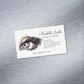 Aquarellaugen mit Lasche-Erweiterung Make-up Magnetische Visitenkarte (Beispiel)
