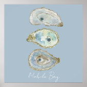 Aquarellauster Poster (Vorne)