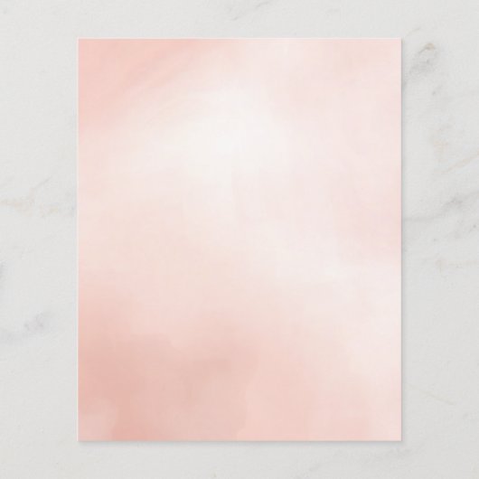 Aquarellbachelorette, die das Brautspiel kennen (Rückseite)