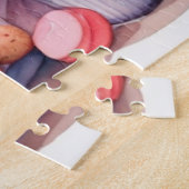 Aquarellbad Altstadt Valentinstag Cookie Shop Puzzle (Seite)