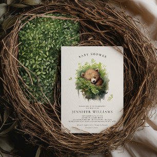 Aquarellbad Bärendusche Einladung