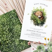 Aquarellbad Bärendusche Einladung