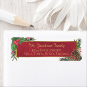 Aquarellbahn Holly & Pine Rücksendeadresse (Insitu)