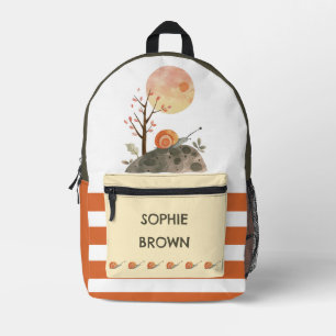 Aquarellbahn Segelkulisse Farbenfrohe Individuelle Bedruckter Rucksack