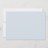 Aquarellballon, Teddybär, Foto Boy Taufe Einladung (Rückseite)